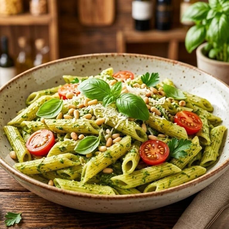 Pesto Soslu Penne
